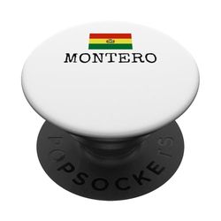 Montero País Bolivia Viaje Familiar Boliviano Hombres Mujeres PopSockets PopGrip Adhesivo
