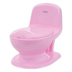 Nuby NV07007A - My Real Potty - Potje met doorspoelgeluid, oefentoilet voor kleuters - Roze - 18m+