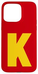 Letter K Chipmunk Group Matching Halloween Costume Initials Case for iPhone 15 Pro Max