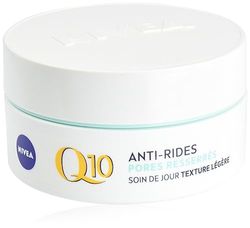 NIVEA Q10 Power anti-rynk dagvård poråtstramning FPS 15 (1 x 50 ml), anti-aging kräm berikad med Q10 och kreatin, ansiktsvård kvinna med algextrakt