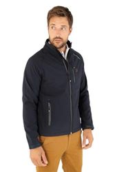 Bermudes Sealand Softshell jas voor heren, marine/Zwart, 3XL