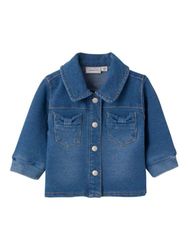 NAME IT NBFHANNA SWE DNM Cardigan 4307-TR B, blauw (medium blue denim), 74 cm