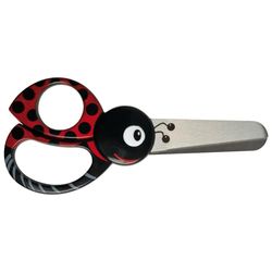 Fiskars Ciseaux, Acier Inoxydable, Coccinelle, 1004612, 12,7 x 5,7 x 0,6 cm, Noir (Rouge)