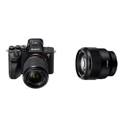 Sony Alpha 7 IV Kit Fotocamera Mirrorless Full-Frame 33 Mp Con Obiettivo Sony 28-70 Mm F3.5-5.6, Nero + Obiettivo SEL85F18