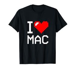 I Heart Mac, I Love Mac Nome personalizzato Maglietta