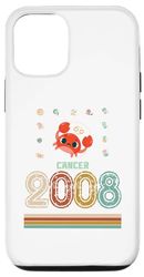 Custodia per iPhone 14 Pro Annata Cancro 2008 Compleanno