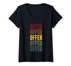 Mujer Oferta Orgullo, Oferta Camiseta Cuello V