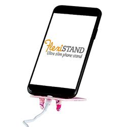 Gifts for Readers & Writers FlexiSoporte Compacto y Adjustable Teléfono Soporte for iPhone y Android, Rosa Puntos