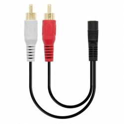 PcCom Audiokabel (3,5 mm) naar 2 cinch