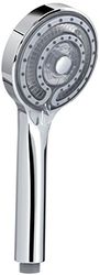 Gedy Light Poignée de Douche de 3 Jets, Plastique, 6,4 x 10 x 25 cm, Couleur Chrome