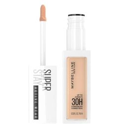 Maybelline New York Correttore Liquido SuperStay 30H Active Wear, Finish Matte e Naturale ad Alta Coprenza, Corregge le Imperfezioni Senza Seccare, 20 Sand, 10 ml