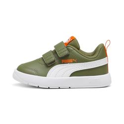 PUMA Courtlex V3 V INF Unisex babyschoenen, Olive White, 23 EU, Puma Olijfgroen/PUMA /, 23 EU