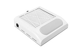 GC GLOBALCOMMERCE B02, Aspiratore da Tavolo per Unghie, Bianco, W, 80 decibeles