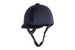 Rhinegold Glitter Pro Riding Hat-7-Navy