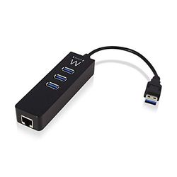 USB 3.1 hub met 3 poorten en 1 Gbps snelheid, ideaal voor het uitbreiden van verbindingen en snelle en efficiënte gegevensoverdracht.