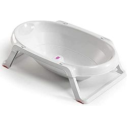OK Baby N38956840X Onda Slim – składana wanna dla niemowląt, biała