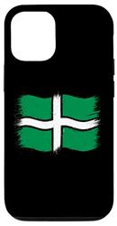 Custodia per iPhone 13 Pro Bella Bandiera Devon per Orgogliosi Espatriati Devon o Expat