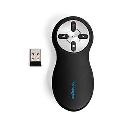 Kensington Presenter Met Rode Laser, Draadloos, Plug-and-Play, Zwart, 33374EU