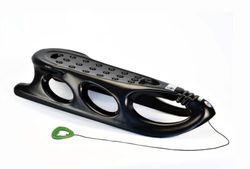 KHW Prowadnica śnieżna z tworzywa sztucznego czarna 110x47x25