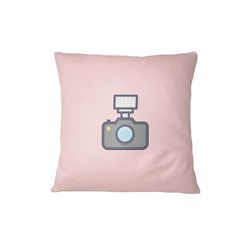 Bona Basics, Funda de cojín Decorativa, decoración del hogar, para sofá, cafetería, Tamaño: 60x60 cm, Color: Rosa Claro
