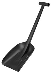 Fiskars Solid pá de neve para carro, comprimento: 63 cm, material sintético reforçado com fibra de vidro, preto, 1019353