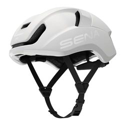 Sena S1 Mesh Intercom Smart Road Cycling Helmet (Matte White, Medium)