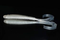 Seaspin Bikoa 5 '' Pack med 8 st White Ice Fiske bete