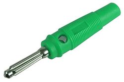 Multicomp A-1.128-G 4 mm Green Banana Plug, 24A