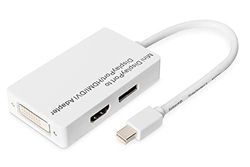 DIGITUS Mini DisplayPort Adapt. DisplayPort HDMI + DVI