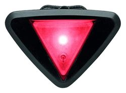 uvex plug-in LED XB044 lampka - kompatybilny z uvex quatro junior - światło ciągłe lub migające - black-red - one size