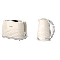 Morphy Richards 220032 Hive Toaster Cream & 108272 Hive Kettle Cream