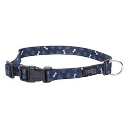 Mylu halsband met botpatroon, verstelbaar, maat XS, TOTTO standaardmaat