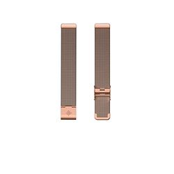 Fitbit Inspire and Inspire HR metallflätat armband i rostfritt stål, roséguld, One-size