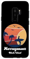 Custodia per Galaxy S9+ Narragansett Rhode Island Surf Surfer Vintage Tramonto Surf