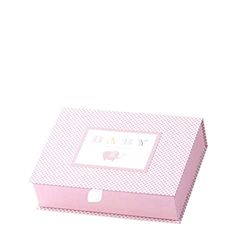 Rössler Papier 14561928000 - Memory Box Baby Girl, roze, 215 x 55 x 155 mm, geboorte en doop, 1 stuk