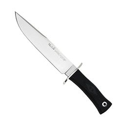 Muela Unisex – vuxen Sarrio svart och stål kniv, silver, en storlek