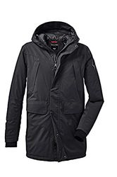 Killtec KOW 115 MN PRK Parka Funzionale con Cappuccio, Nero, M Uomo