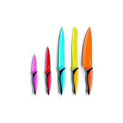 FUNDIX Ensemble 5 Couteaux Multicolores