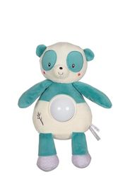 GIPSY TOYS – PANDA – VEILLEUSE – PELUCHE – GAMMA BAMBOO – 26 CM S/CARTA – BLU E BEIGE – 1° EZZA