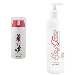EASYTATTOO Crème Tattoo, 100 ml & Lait pour le Corps, 250 ml