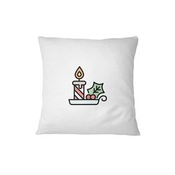 Bona Basics, Funda de cojín Decorativa, decoración del hogar, para sofá, cafetería, Tamaño: 60x60 cm, Color: Blanco