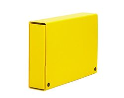 PARDO 965008 - Carpeta proyectos lomo 50 cierre broches, color amarillo