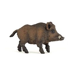 Papo - Statuetta animale - Cinghiale, robusto abitante della foresta, giocattolo per bambini da 3 anni - Immersione nella vita selvaggia e rispetto per la natura