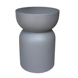 BigBuy Home Bacoli pallgrå cement 33 x 33 x 46 cm