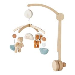 NOUKIE'S - Mobile Musical Bois Babou & Kendi - Mobiele Wieg, Bed met tralies, Park - Ontwaken spel
