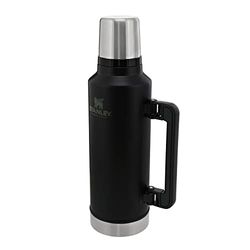 Stanley Classic Legendary Botella Termica 1.9L - Mantiene Frío o Calor 45 Horas - Termo Cafe - Cantimplora Acero Inoxidable - Sin BPA - Apto Para Lavavajillas - Matte Black