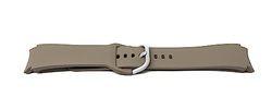 System-S Cinturino 20mm in silicone per Samsung Galaxy Watch 5 4 Smartwatch grigio, grigio., Eine Grösse