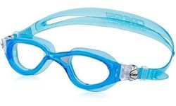 Cressi Flash Swim Goggles Gafas de Natación Premium para Adultos 100% Anti UV, Azul/Blanco, Talla Única