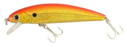 Abu Garcia Tormentor Leurre Flottant - Disponible en Plusieurs Tailles, idéal pour la Truite, la Perche, Le brochet, Le Sandre et Le Bar, Action séduisante, Holo Orange/Jaune/Or 5 cm
