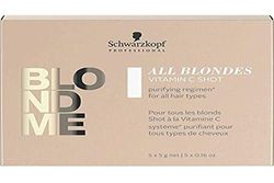 Schwarzkopf Blondme Keratin Restore All Blondes Shot Detox 5 g, uniek, standaard